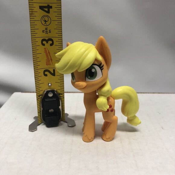 My Little Pony Applejack G4 MLP Mini Figure Toy Orange Hasbro Friendship Magic - Picture 8 of 8
